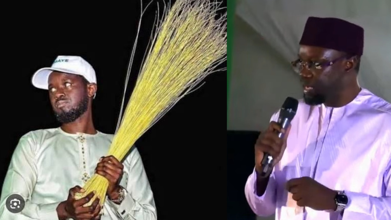 Touba : la métaphore du « balai » de Diomaye au cœur du discours d’Ousmane Sonko Touba : la métaphore du « balai » de Diomaye au cœur du discours d’Ousmane Sonko
