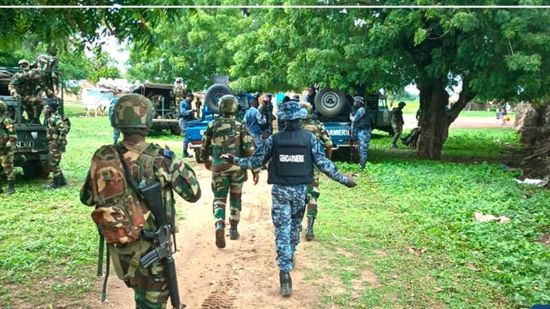 Kaffrine : une patrouille des forces de sécurité pour renforcer la surveillance à la frontière sénégalo-gambienne