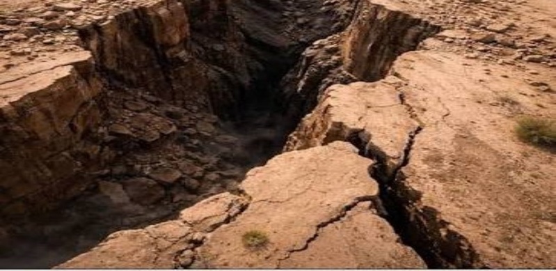 Kébémer : une fissure géante de plusieurs kilomètres sème la peur chez les habitants Kébémer : une fissure géante de plusieurs kilomètres sème la peur chez les habitants