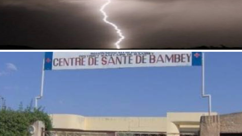 Bambey : la foudre s’abat sur un poste de santé et fait deux victimes Bambey : la foudre s’abat sur un poste de santé et fait deux victimes