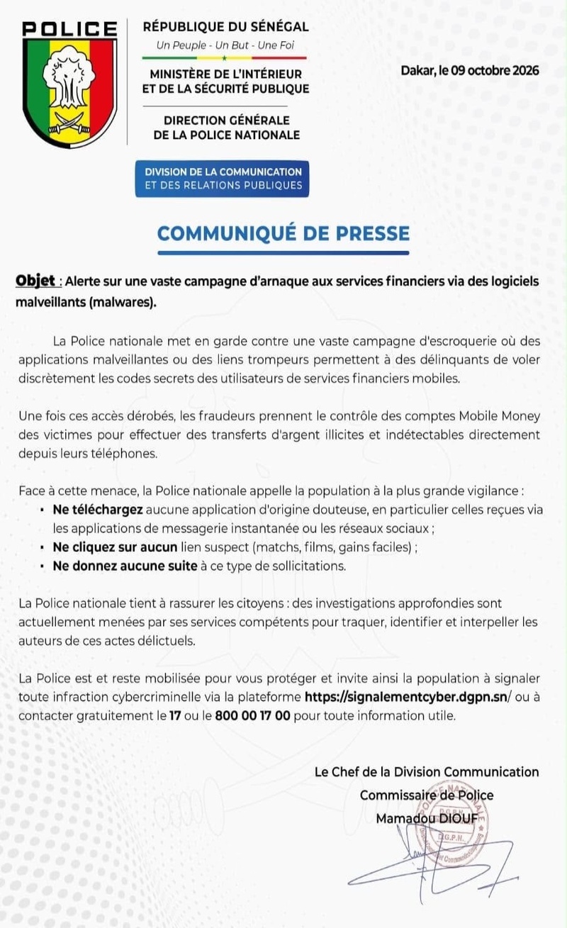 Mobile Money : un simple clic peut exposer votre argent aux fraudeurs Mobile Money : un simple clic peut exposer votre argent aux fraudeurs
