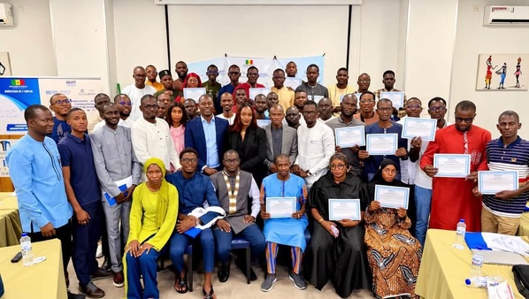 Participants à la deuxième cohorte de formation à Thiès. Photo : Direction de l’Emploi du Sénégal, publication officielle.