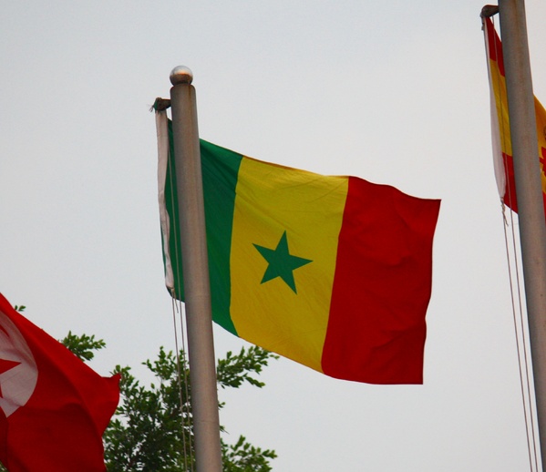 Drapeau du Sénégal — photo d’illustration prise en 2010. Crédit : J. Patrick Fischer / Wikimedia Commons, CC BY-SA 3.0.