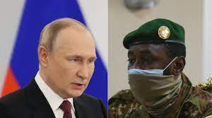 Poutine s’entretient par téléphone avec le Président de la transition malienne