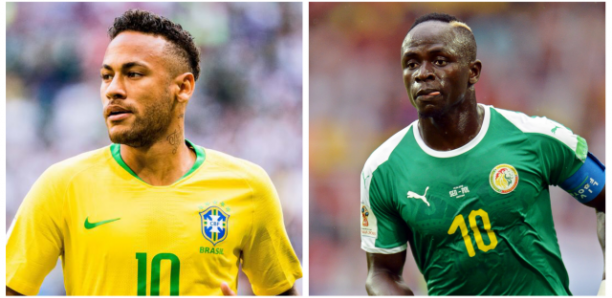 Football : match amical de gala Brésil-Sénégal au Portugal