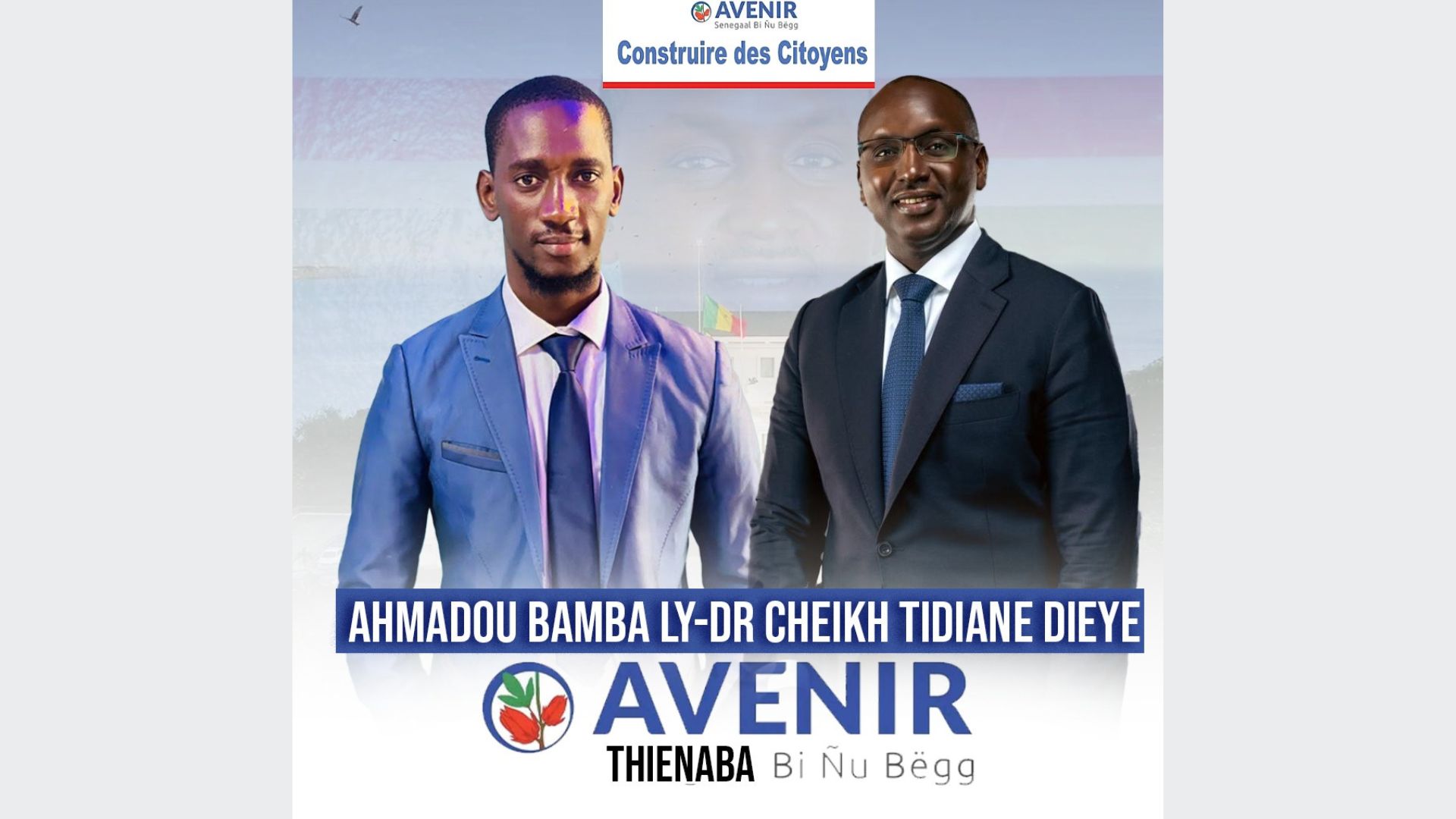 Ahmadou Bamba Ly rejoint la vision de Thienaba Avenir Bi Ñu Béeg avec Cheikh Tidiane Dieye Ahmadou Bamba Ly rejoint la vision de Thienaba Avenir Bi Ñu Béeg avec Cheikh Tidiane Dieye