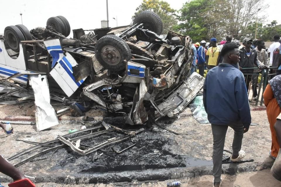 Tragédie à Castors : Renversement d'un bus TATA à la ligne 32, un décès constaté