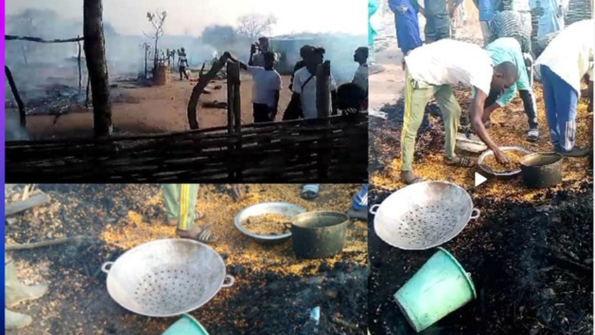 Incendie dévastateur à Yirikoye : un village ravagé, des familles en détresse Incendie dévastateur à Yirikoye : un village ravagé, des familles en détresse