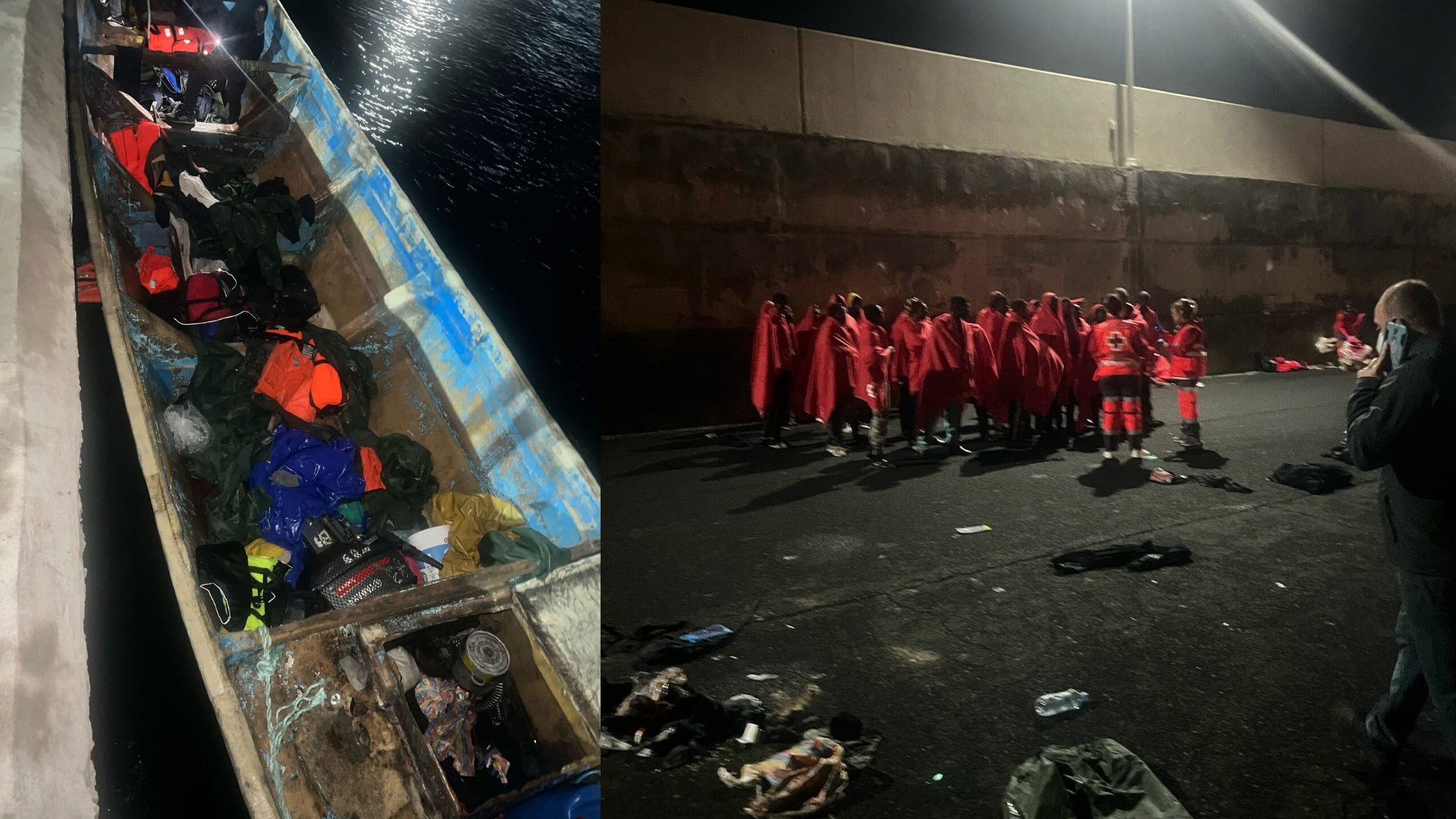 Arrivée de trois nouvelles pirogues aux Îles Canaries