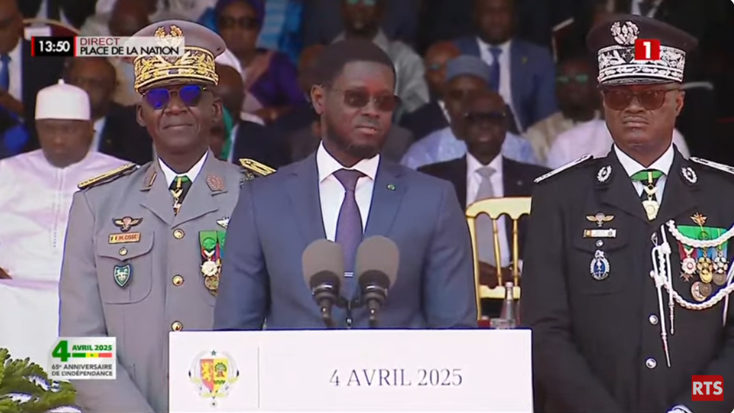 65 Ans d’Indépendance : Diomaye Faye réaffirme son soutien Technologique et Industriel aux Armées