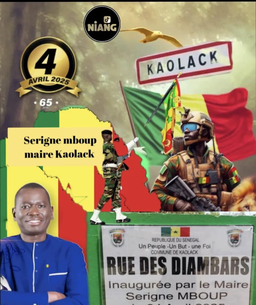 Kaolack:  » Rue des Ecoles » Mboup rebaptisée en honneur des Diambars