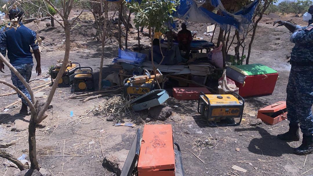 Orpaillage clandestin : un vaste site illégal démantelé par la gendarmerie à Saraya