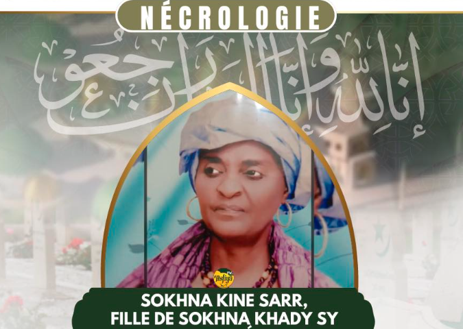 Tivaouane en deuil: Décès de Sokhna Kiné Sarr, Petite-fille de Serigne Babacar Sy, et épouse de Serigne Abdourahman Fall Tilala Tivaouane en deuil: Décès de Sokhna Kiné Sarr, Petite-fille de Serigne Babacar Sy, et épouse de Serigne Abdourahman Fall Tilala