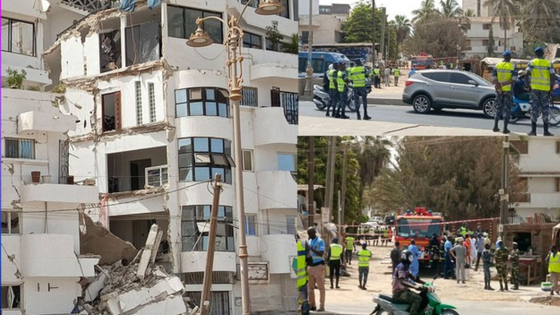 Ngor : Un immeuble de cinq étages s’effondre, une personne hospitalisée
