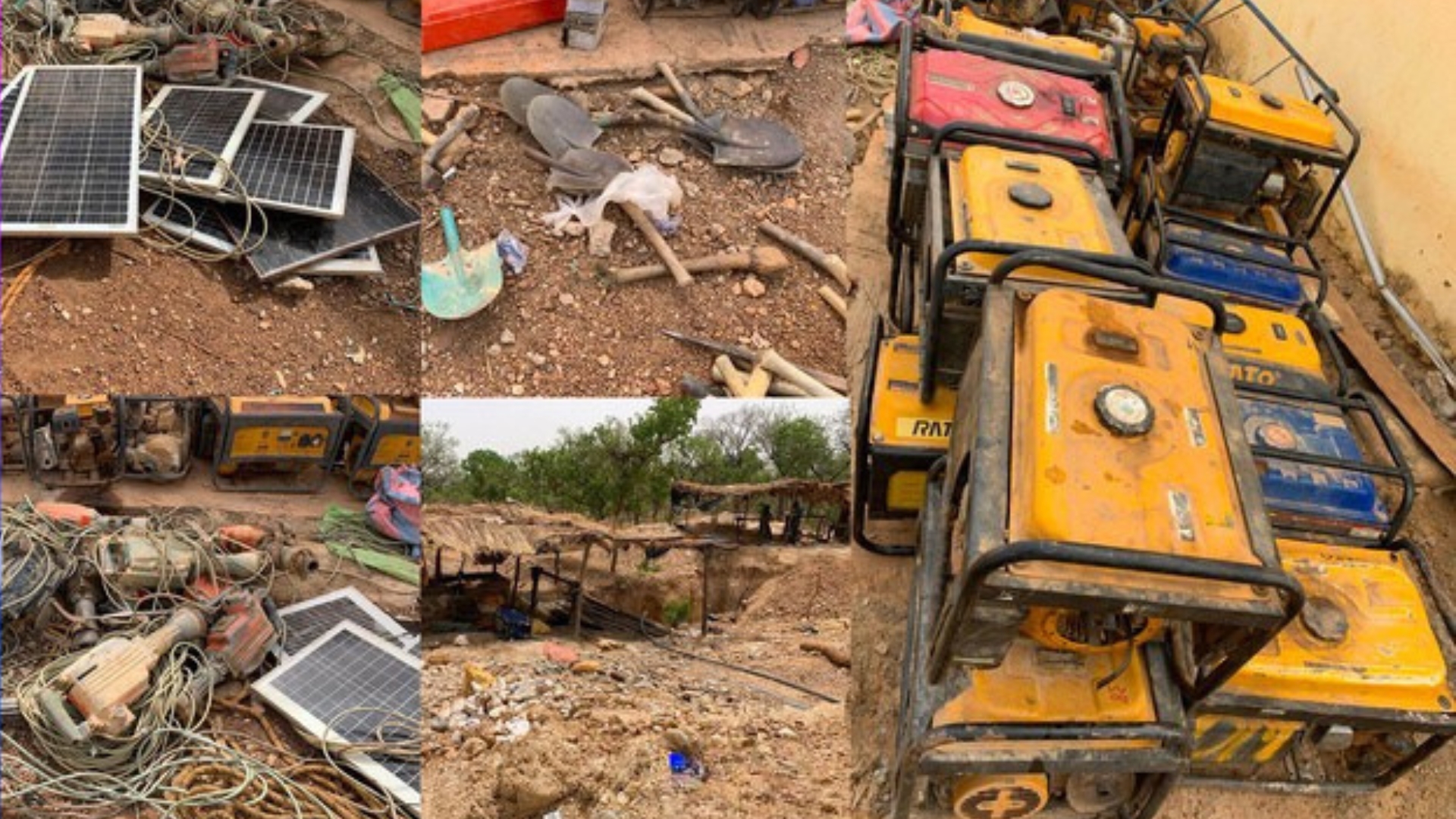Orpaillage clandestin à Kédougou : vaste opération de la Gendarmerie à Kobokoto et Sékoto Orpaillage clandestin à Kédougou : vaste opération de la Gendarmerie à Kobokoto et Sékoto