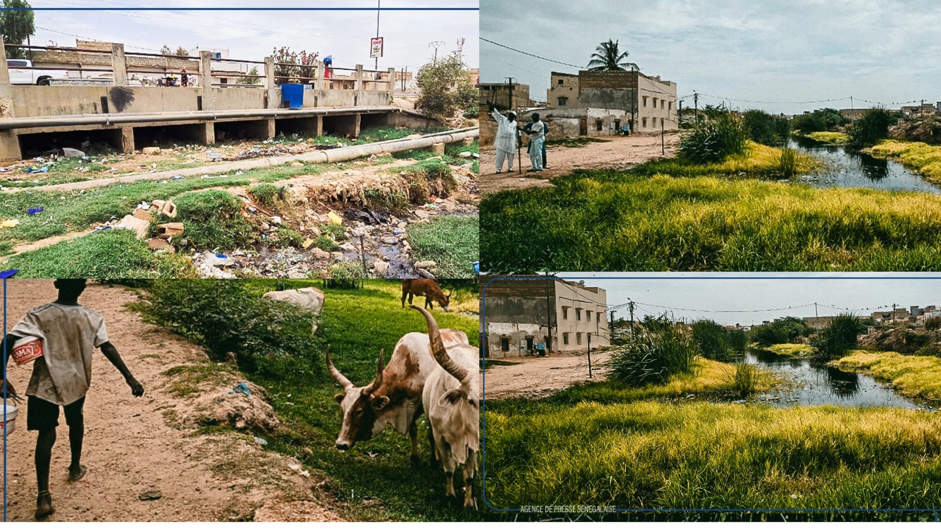 Canal de Nguinth à Thiès : un chantier abandonné devenu un danger public