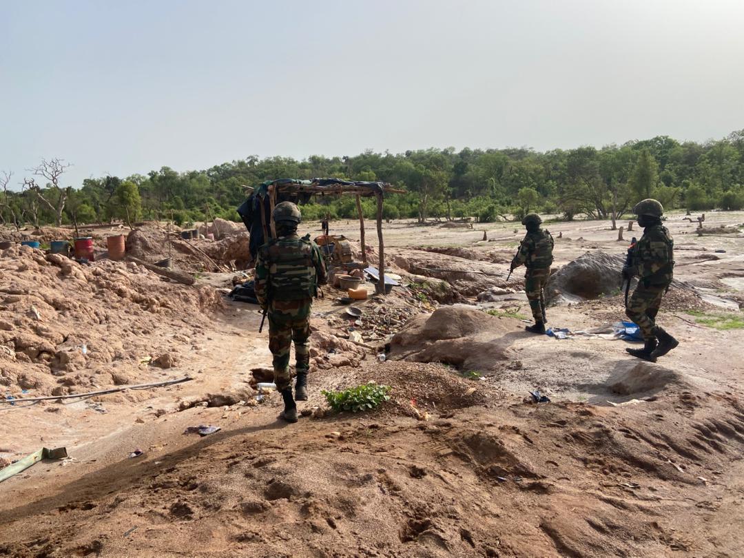 Falémé : Un site d’orpaillage clandestin démantelé près de Bokodi par l’armée