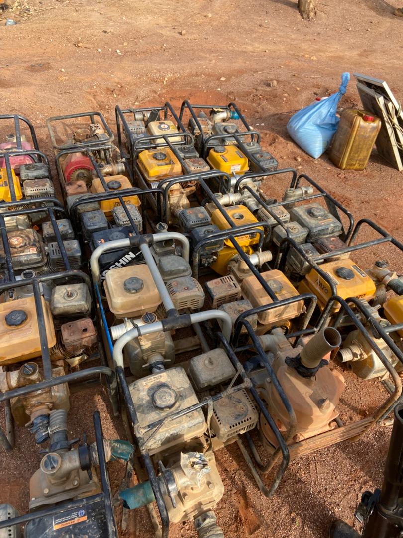 Falémé : Un site d’orpaillage clandestin démantelé près de Bokodi par l’armée Falémé : Un site d’orpaillage clandestin démantelé près de Bokodi par l’armée