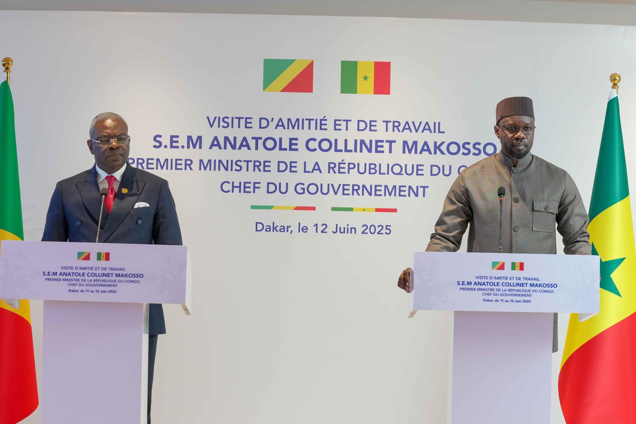 Sénégal–Congo : relance d’un partenariat stratégique entre Dakar et Brazzaville