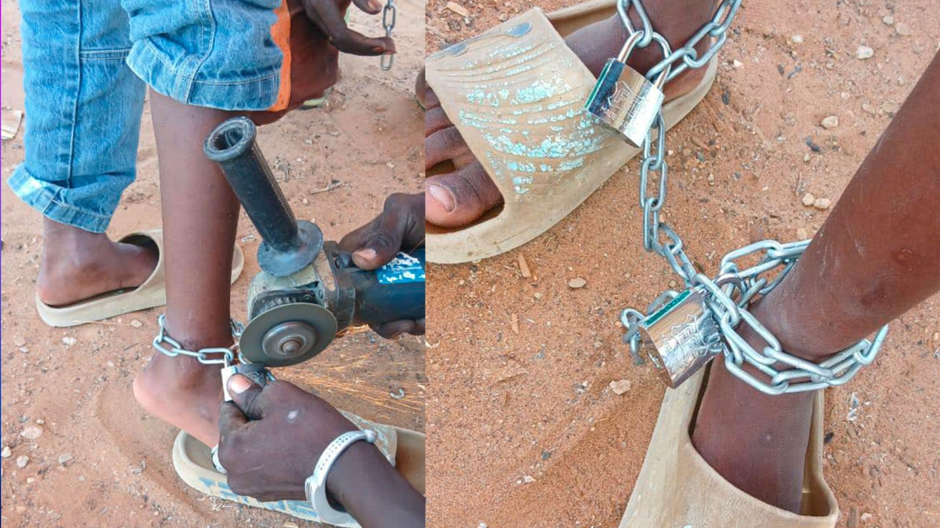 Tivaouane Peulh : un garçon de 9 ans retrouvé enchaîné – une découverte bouleversante Tivaouane Peulh : un garçon de 9 ans retrouvé enchaîné – une découverte bouleversante