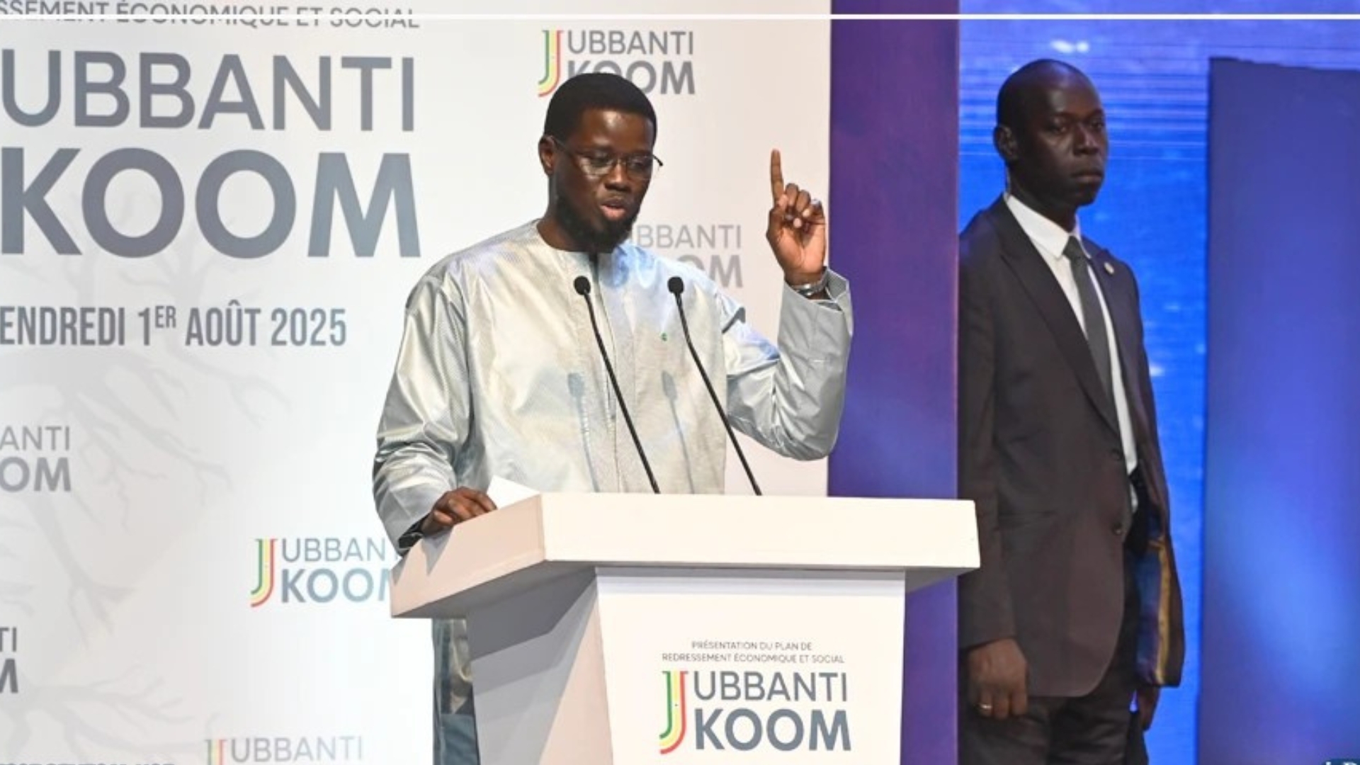 Bassirou Diomaye Faye appelle les Sénégalais à soutenir le plan de redressement national