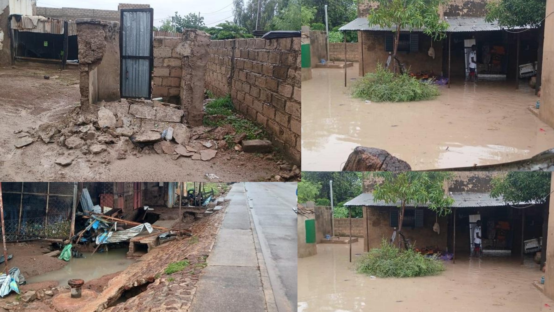 Tambacounda : fortes pluies de 145 mm causent d’importants dégâts matériels