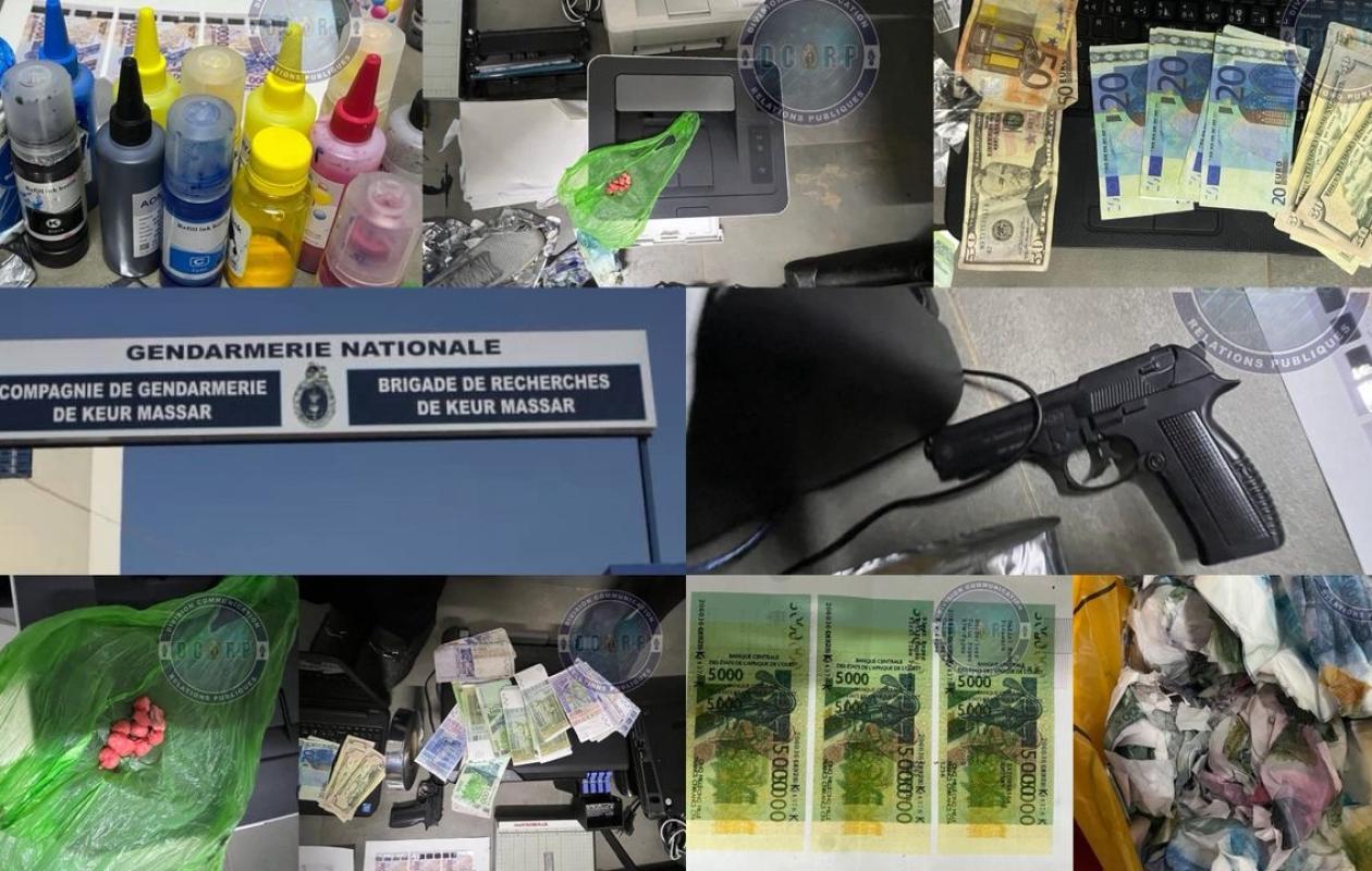 Keur Massar : Trois arrestations pour faux billets et trafic de dr@gue à Grand-Yoff