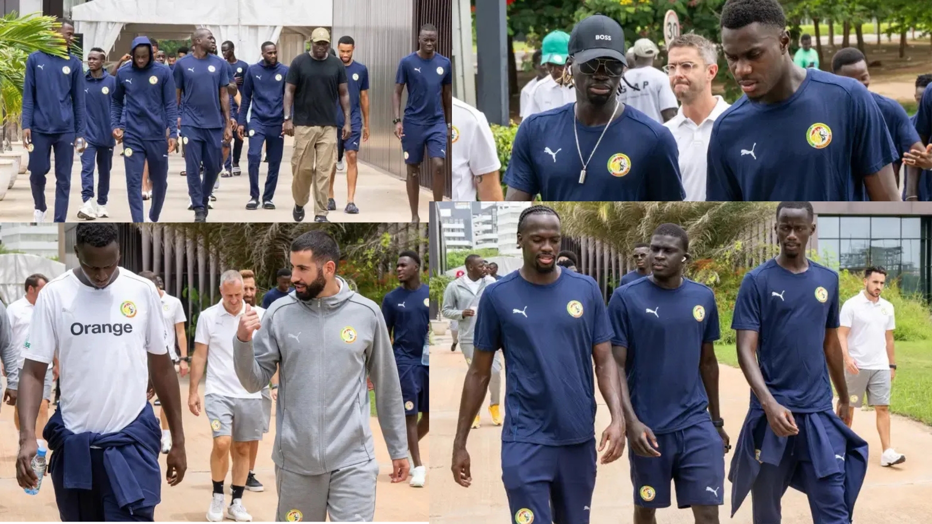 Sénégal-Soudan : balade d’avant-match des Lions de la Teranga dans une ambiance détendue