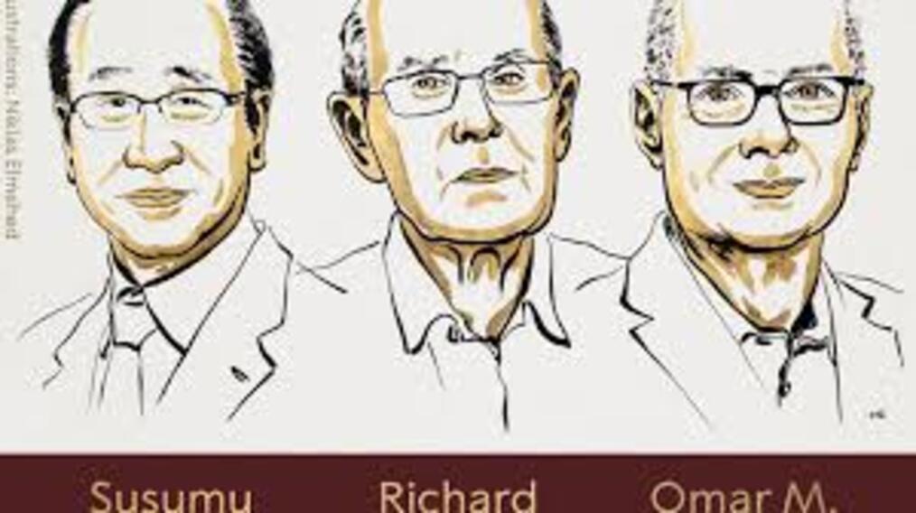 Le prix Nobel de chimie décerné au Japonais Susumu Kitagawa, au Britannique Richard Robson et à l'Américain Omar M. Yaghi