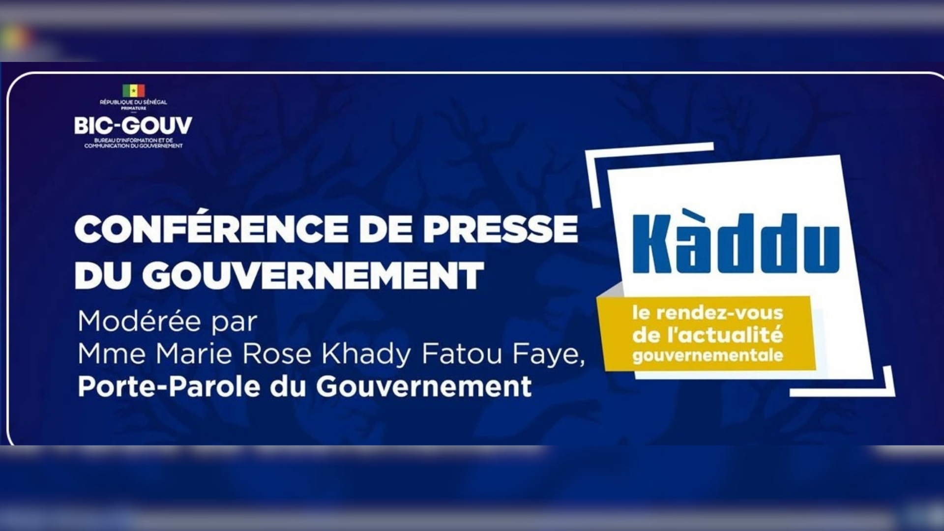 Le gouvernement tient vendredi la première édition du rendez-vous “Kaddu” pour aborder l’actualité nationale