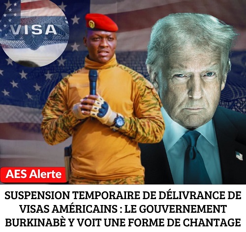 Suspension des visas américains : Ouagadougou y voit une forme de "chantage"