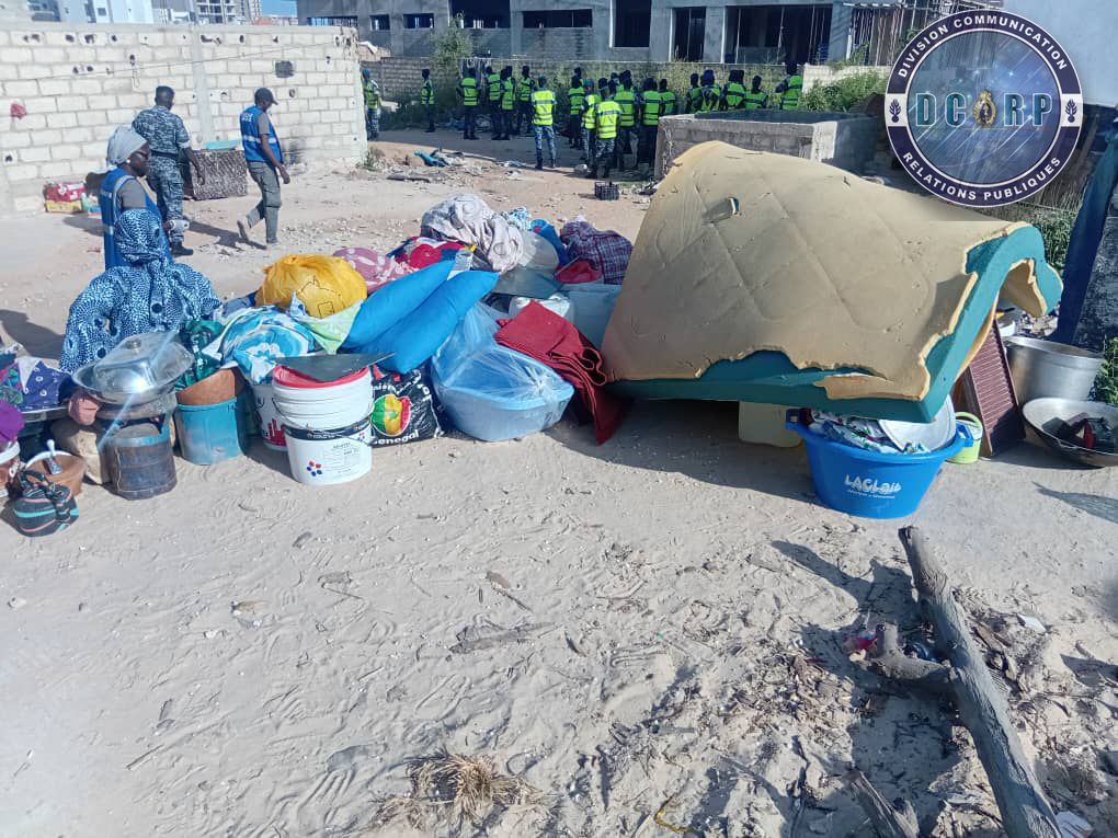 Dakar : vaste opération de déguerpissement et d’assainissement menée par la Gendarmerie nationale