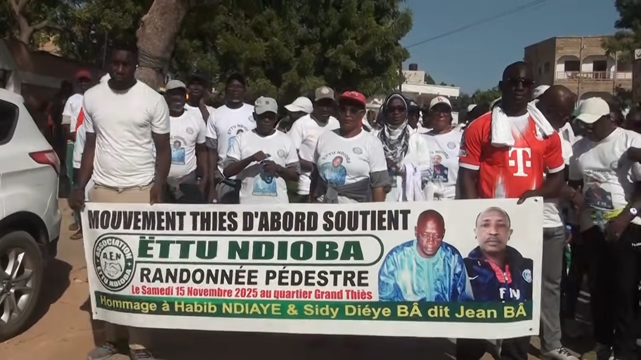 Ettu Ndioba : 4ᵉ édition de la randonnée pédestre à Grand Thiès aujourd’hui, hommage à Alioune Badara Yade Ettu Ndioba : 4ᵉ édition de la randonnée pédestre à Grand Thiès aujourd’hui, hommage à Alioune Badara Yade