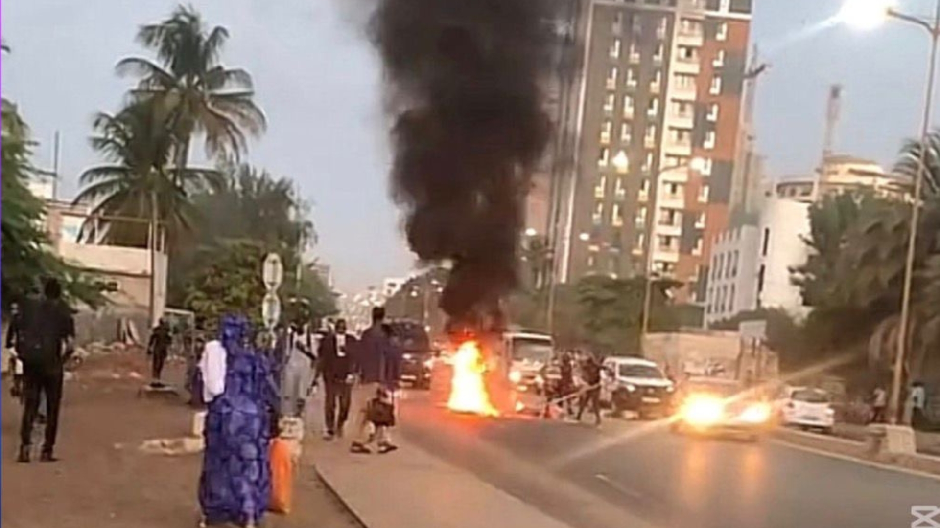 Tension matinale au campus de l’UCAD lors d’une mobilisation pour les bourses