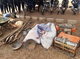 L’armée démantèle un nouveau site d’orpaillage clandestin à Sabadola