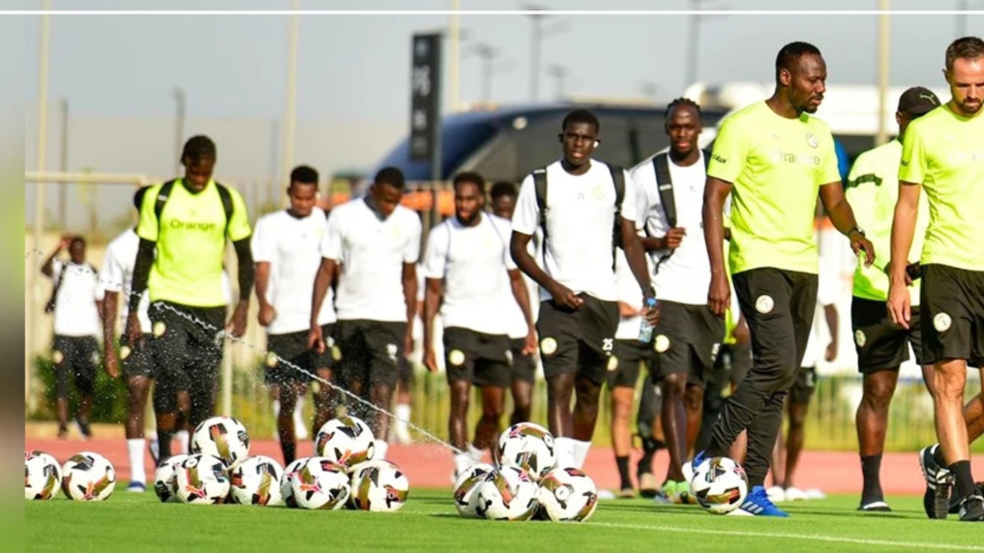 CAN 2025 : huit Lions présents pour la première séance de préparation à Dakar