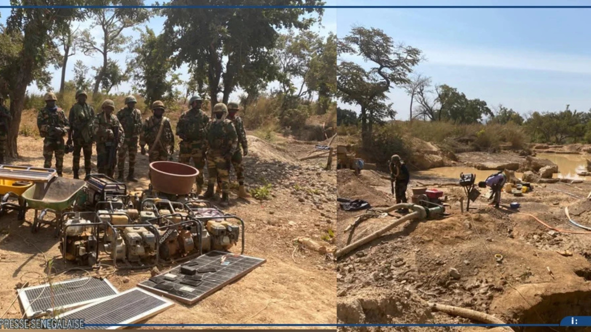 Kédougou : un site d’orpaillage illégal démantelé à Moussala-Mahinamine