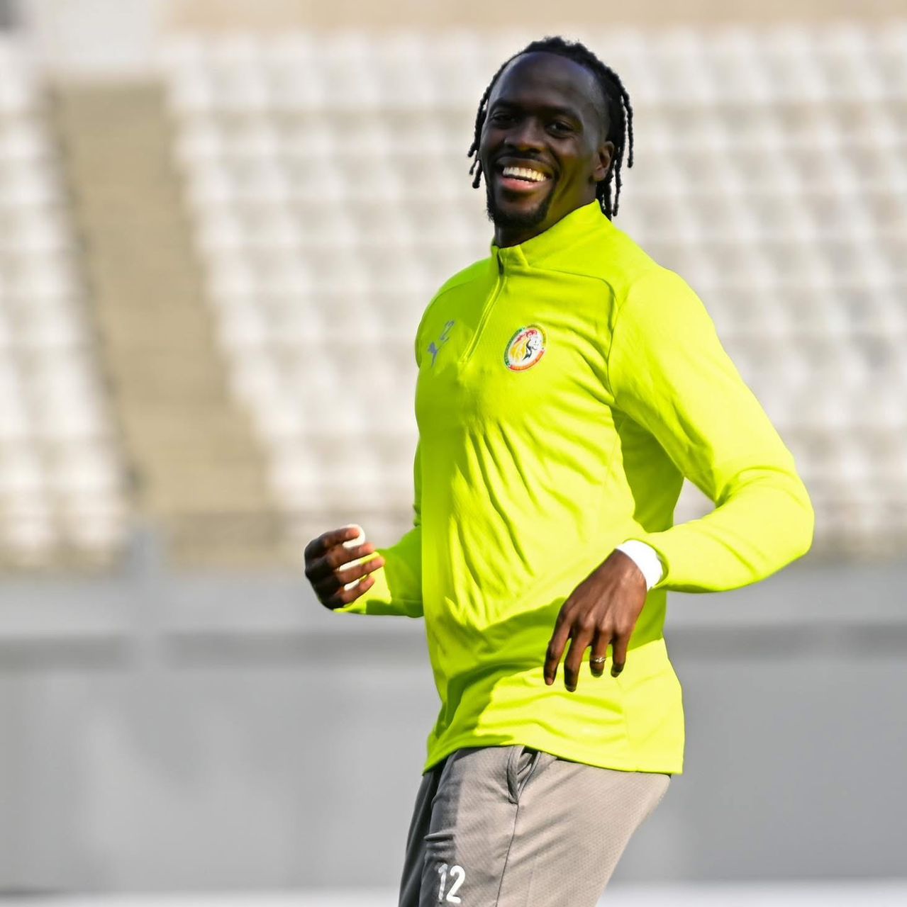 Chérif Ndiaye pleinement rétabli et présent à l’entraînement des Lions à Tanger