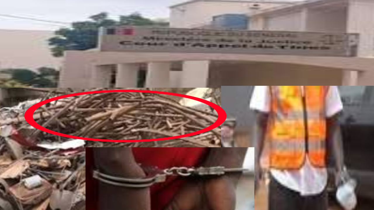 Thiès : un maçon condamné après un vol de ferraille audacieux Thiès : un maçon condamné après un vol de ferraille audacieux