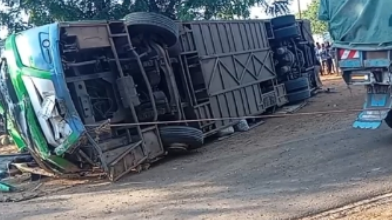 Accident mortel à Kelle Guèye: images choc du camion renversé et des blessés