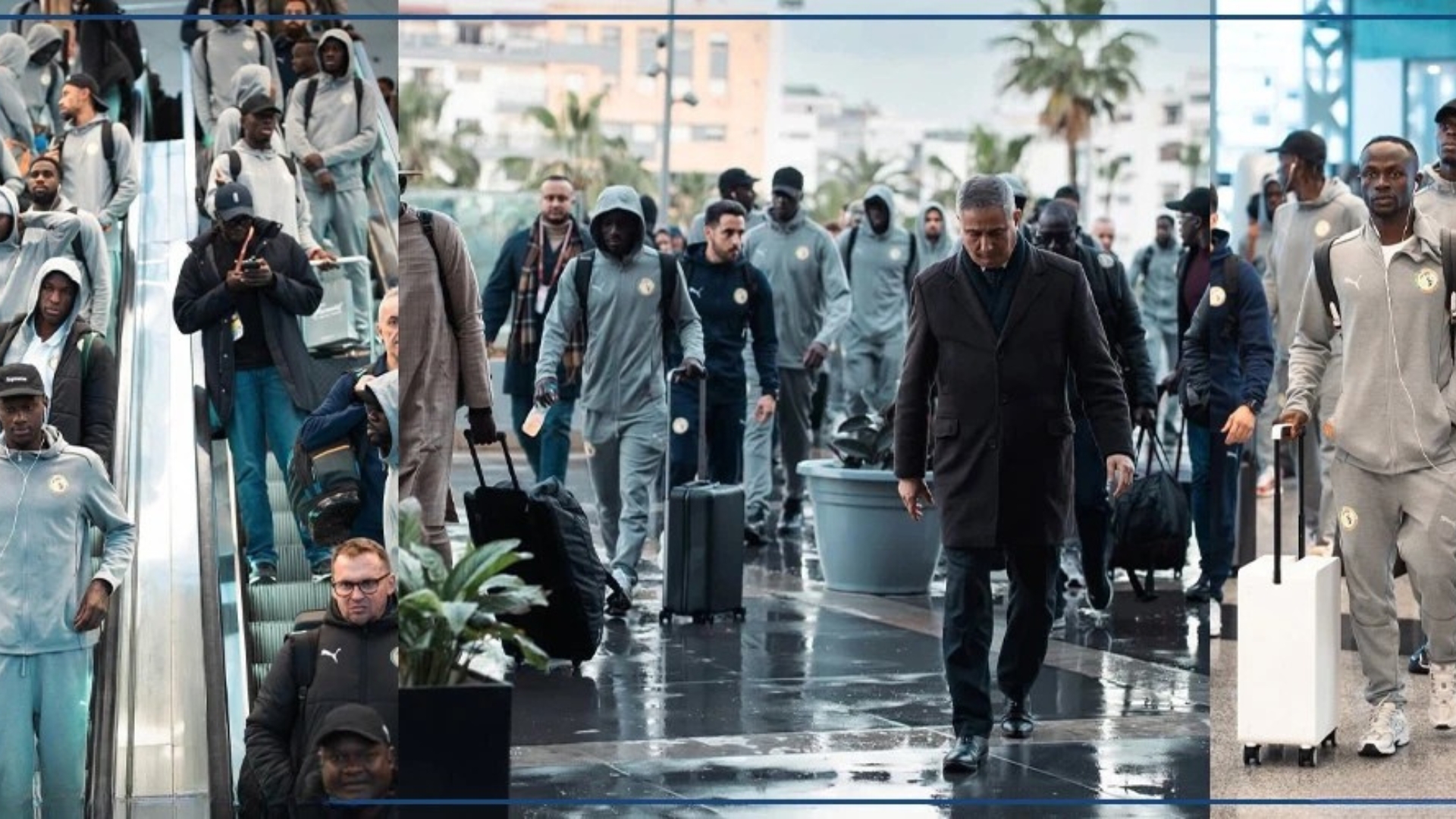 CAN 2025 : les Lions du Sénégal arrivent à Rabat pour la finale face au Maroc