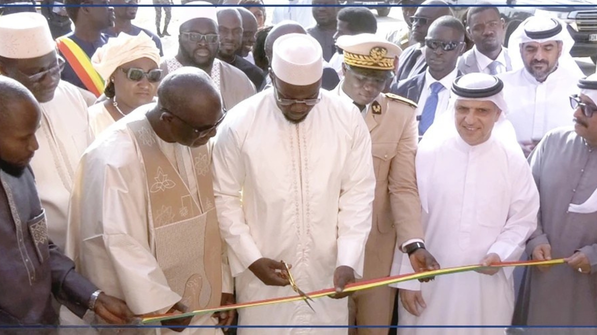 Mbour : Ousmane Sonko inaugure un centre de formation professionnelle financé par les Émirats