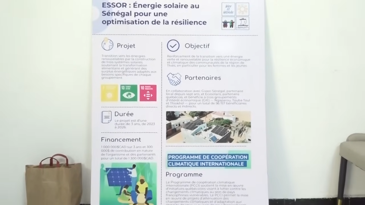 Thiès : l’énergie solaire au service de la transformation des produits agricoles