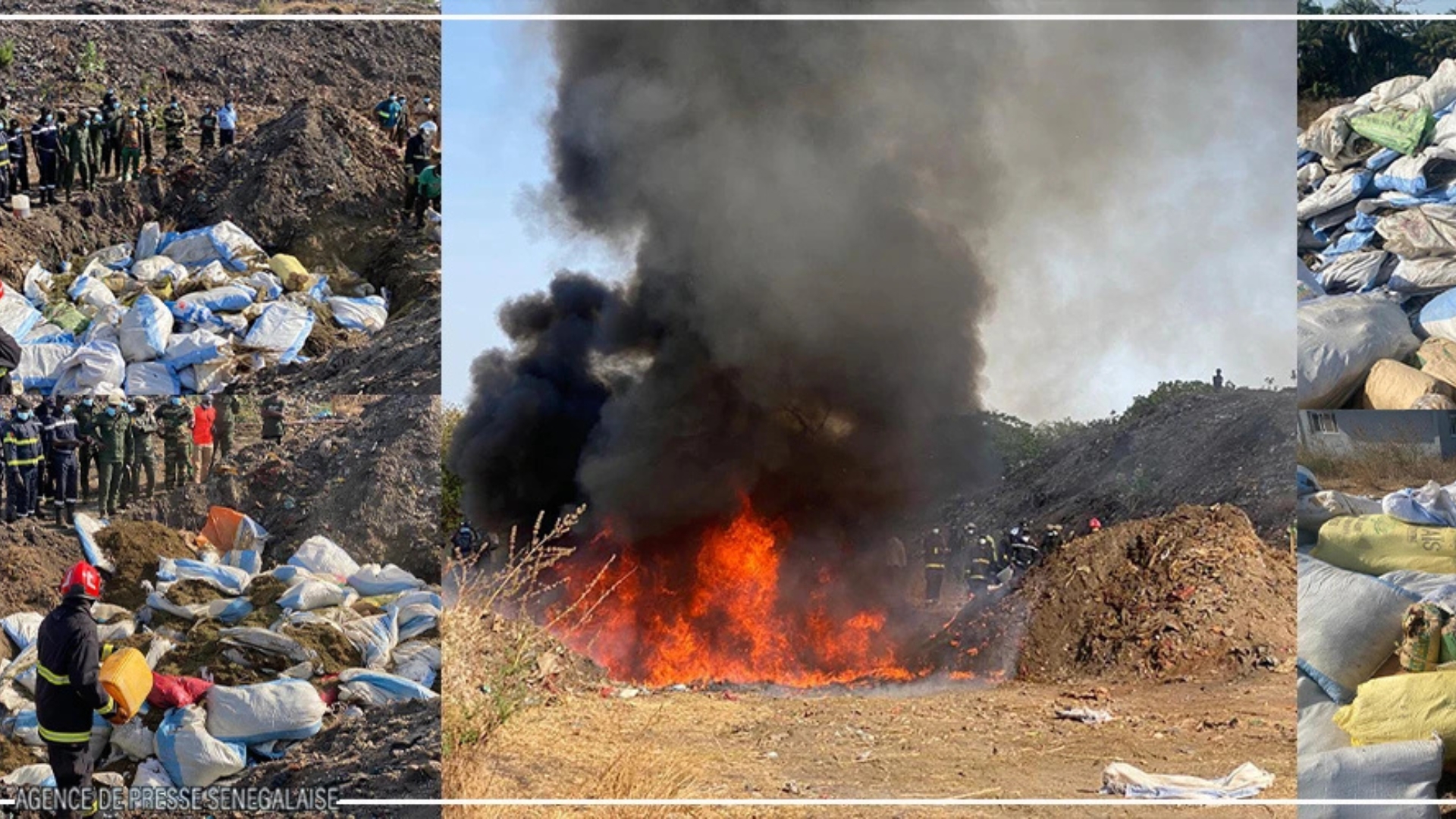 Ziguinchor : destruction de produits illicites et de marchandises non conformes par la douane du Sud