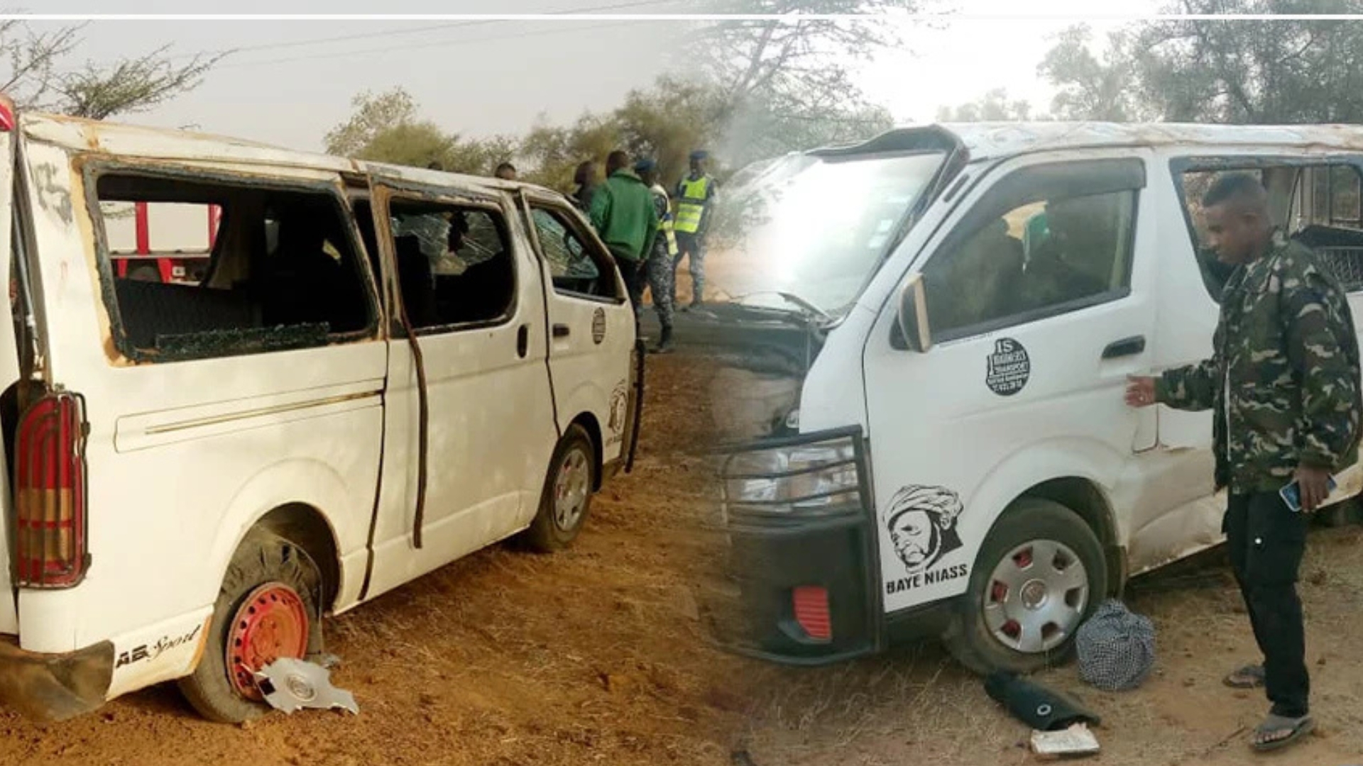 Accident à Linguère : treize blessés dont cinq graves après le renversement d’un minicar