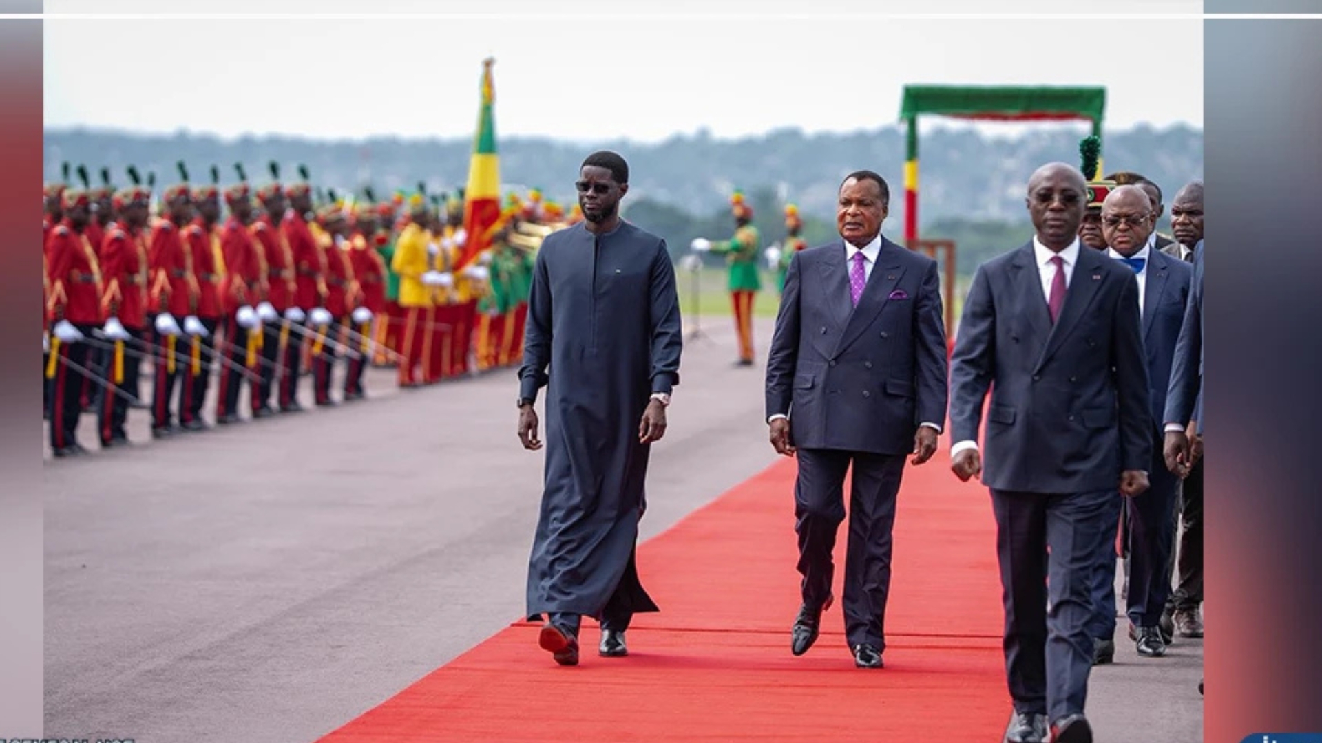 Visite officielle : le chef de l’État sénégalais accueilli à Brazzaville