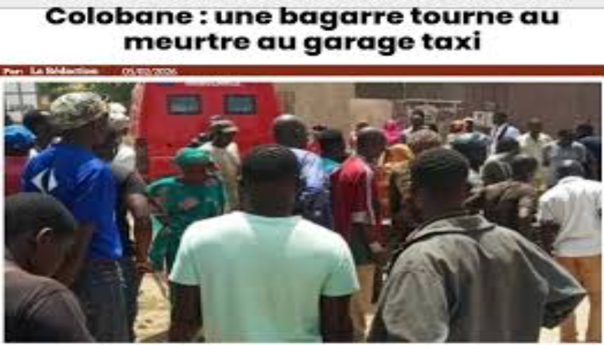 Drame au garage de Colobane : un jeune mortellement poignardé après une violente altercation