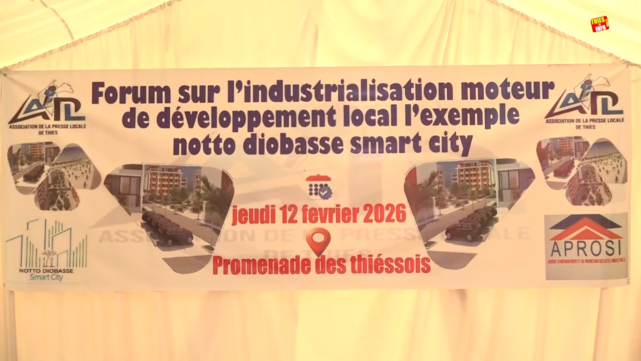 Notto Diobasse Smart City : Thiès mise sur l’industrialisation comme levier de développement