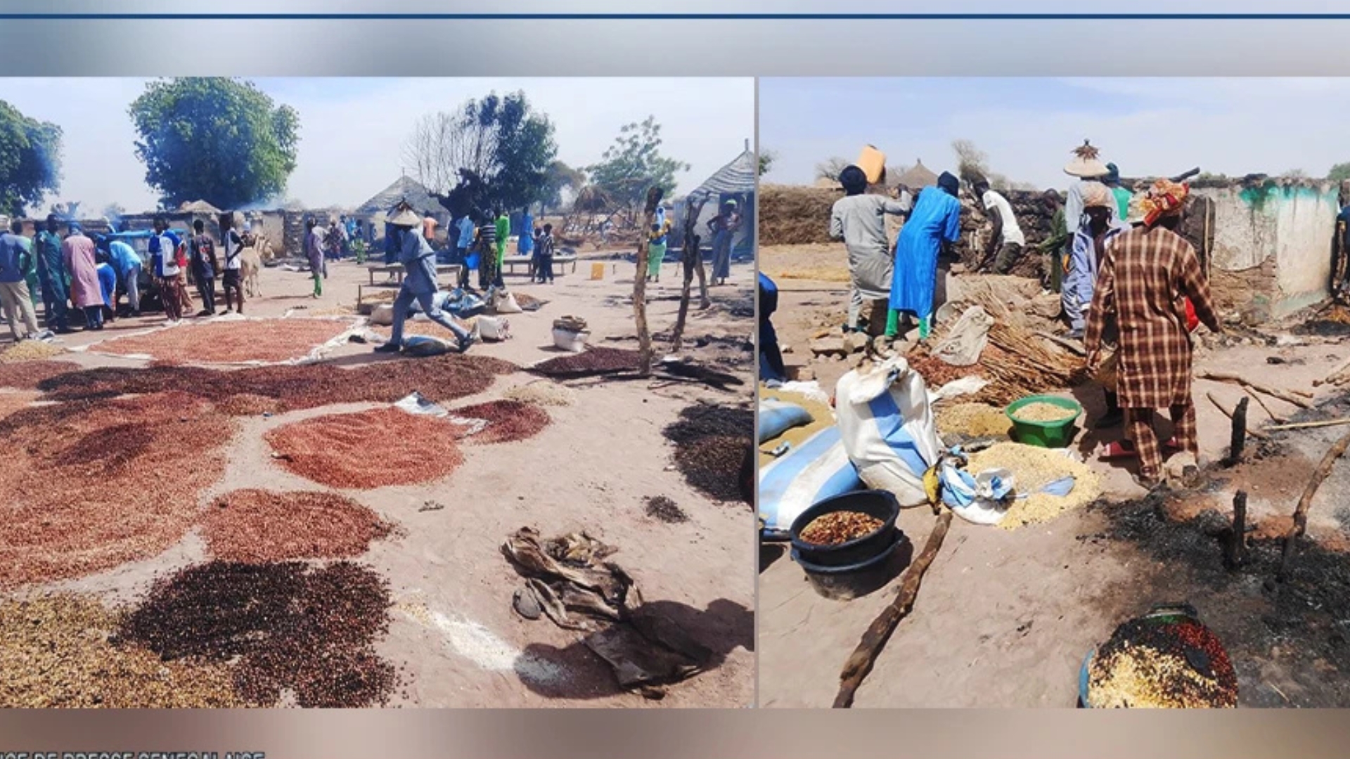 Kaffrine : un violent incendie détruit plusieurs habitations à Fass Ngaguène