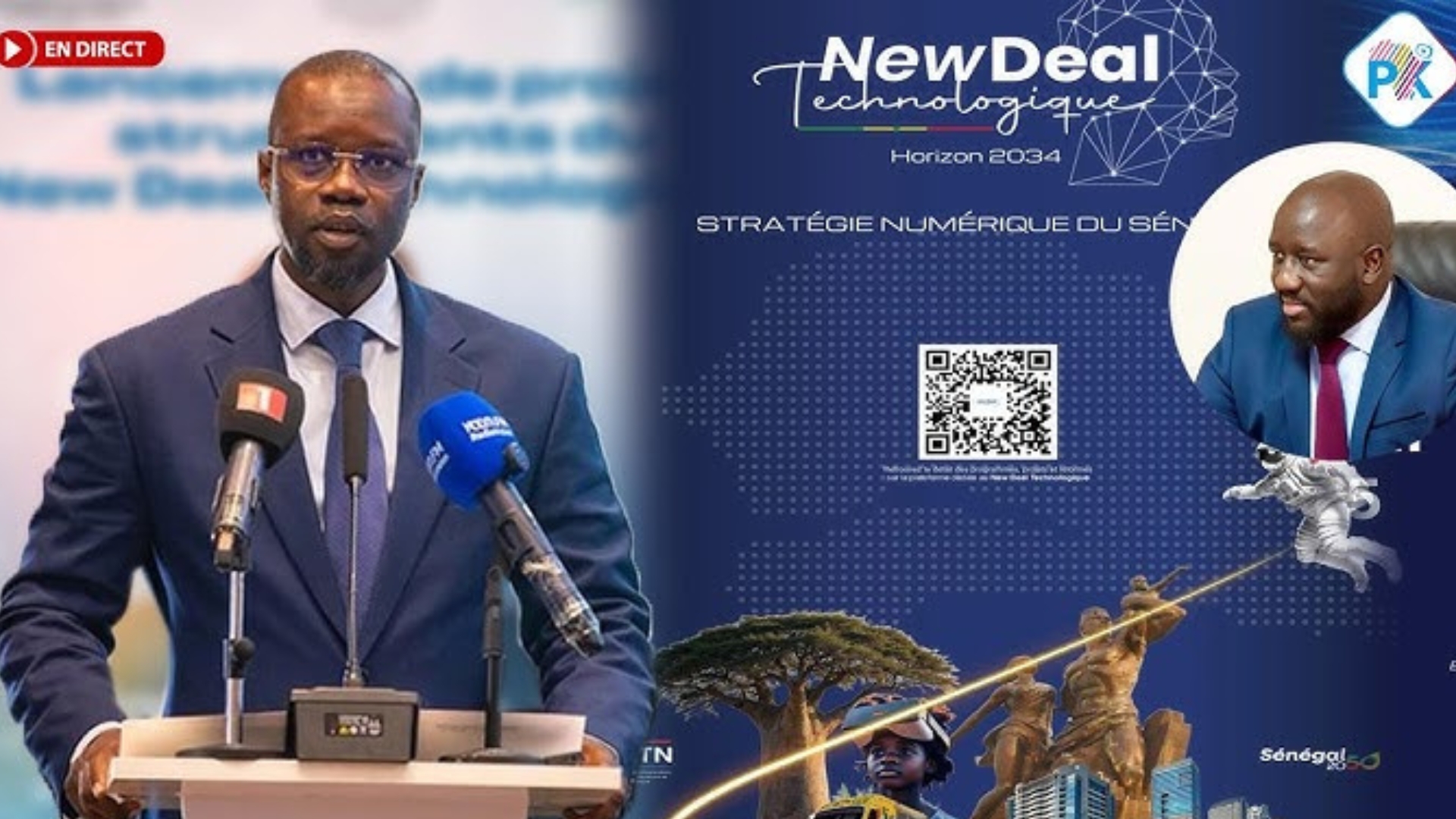 Transformation numérique : Ousmane Sonko lance les projets majeurs du New Deal Technologique Transformation numérique : Ousmane Sonko lance les projets majeurs du New Deal Technologique